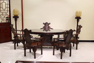 鑫華紅木 中式風格 古典家具 國標紅木 紅木家具 黑酸枝 闊葉黃檀 茶室 休閑茶桌 6件套