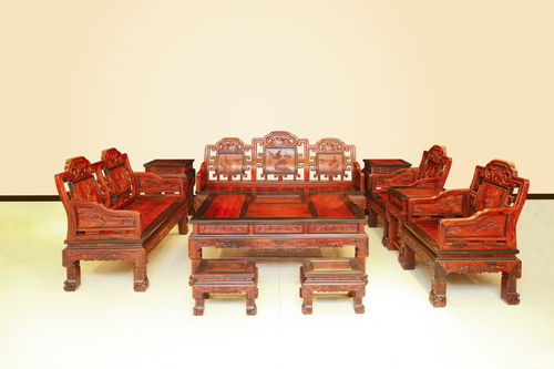 大紅酸枝 君臨天下沙發10件套